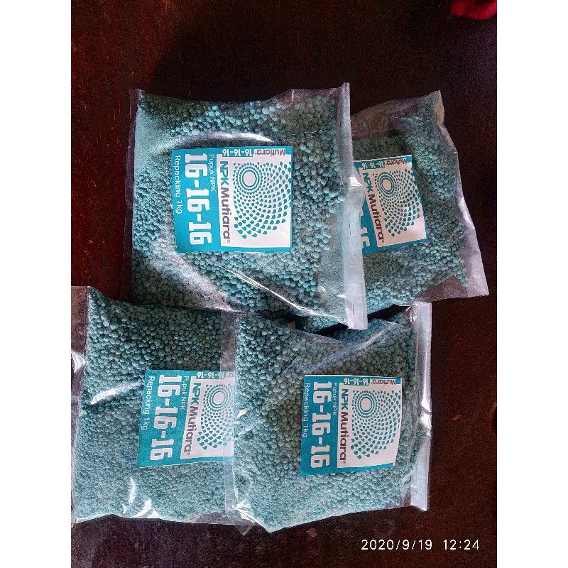 pupuk mutiara biru kemasan 250gr