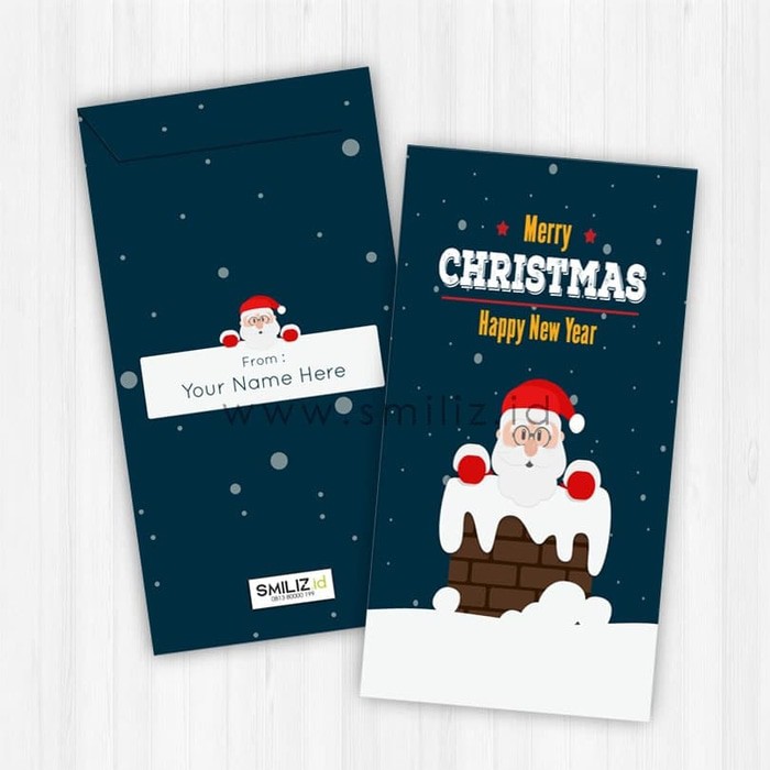 

Cute Santa Claus Christmas Angpao Custom 2112