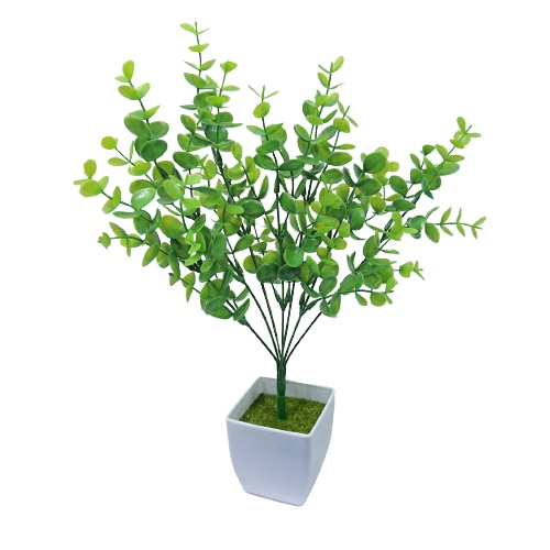 Pot Bonsai Daun Artificial Tanaman Bunga Hias Palsu Pajangan Dekorasi Ruangan Satu7an PBP38