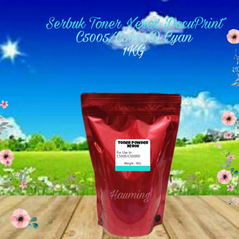 Serbuk Toner Refill Toner Color Xerox DocuPrint DP C5005 C5005D C-5005 5005D Cyan 1kg