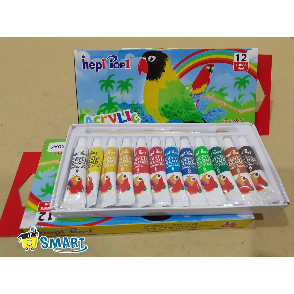 

POP 1 ACRYLIC COLOUR HAPPY 12C 6 ML
