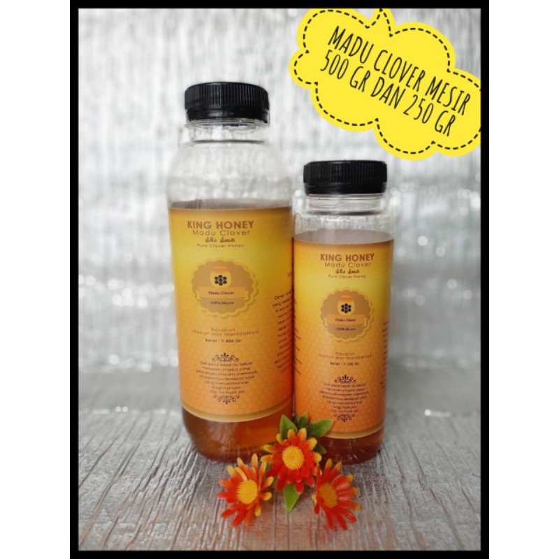 

Madu Mesir Clover 500 gr King Honey | Madu Semanggi Clover Honey