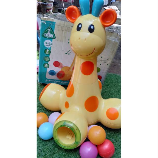 ELC Warehouse Sale : Drop n Pop Giraffe , bonus Gendang