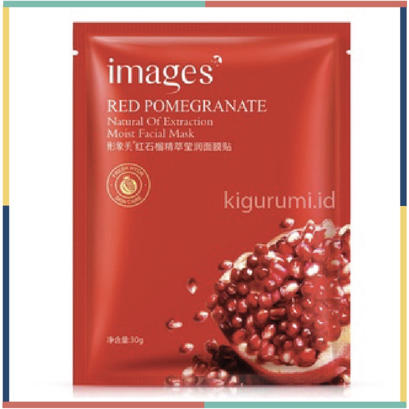 IMAGES Pomegranate Mask Facial Masker Wajah EM009