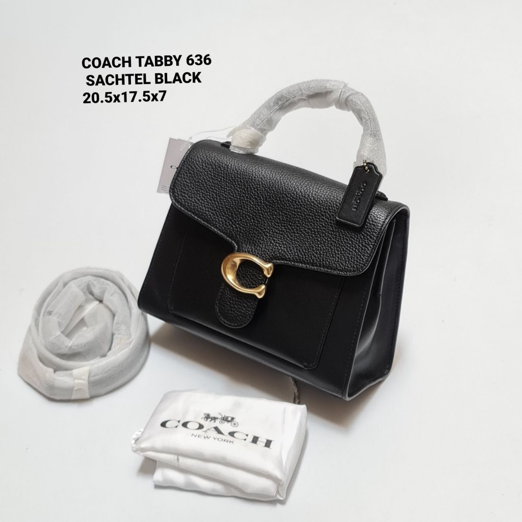 Tas Coach Tabby Satchel Black New Original