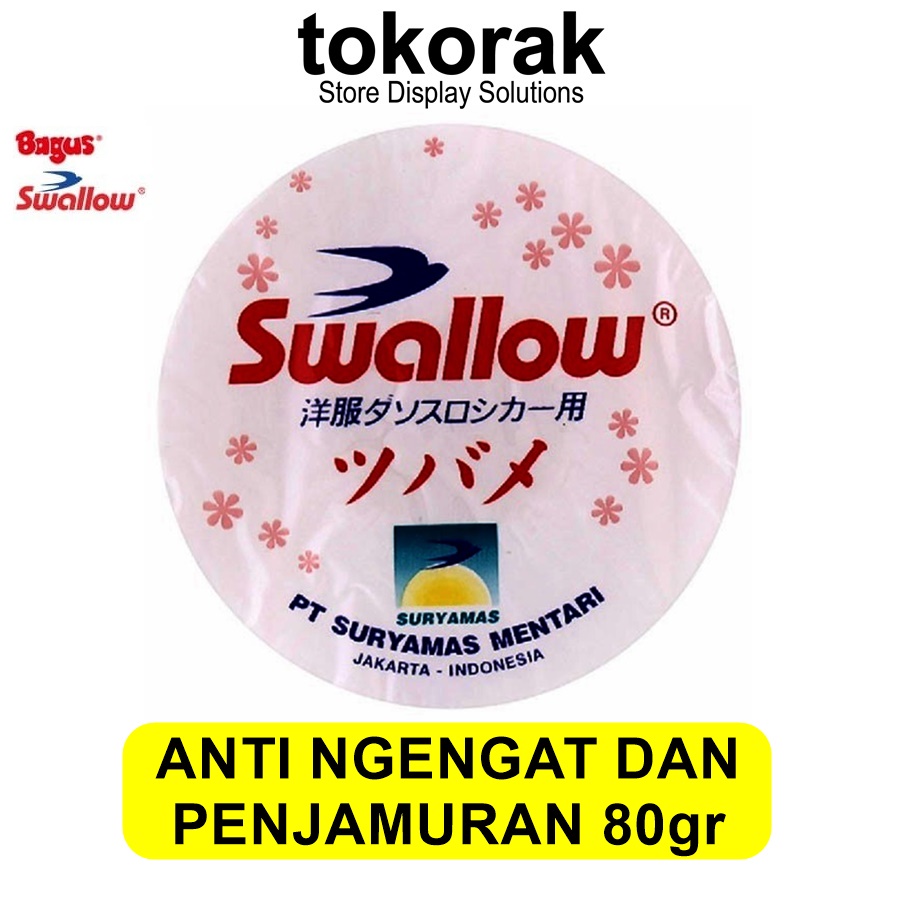 SWALLOW REFILL KAMPER TOILET 80 GRAM KAPUR BARUS GANTUNG