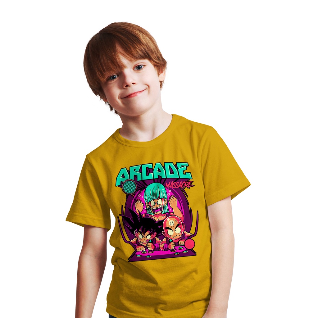 T-SHIRT ANAK GOHAN ARCADE MASSACRE PREMIUM DISTRO PRO X