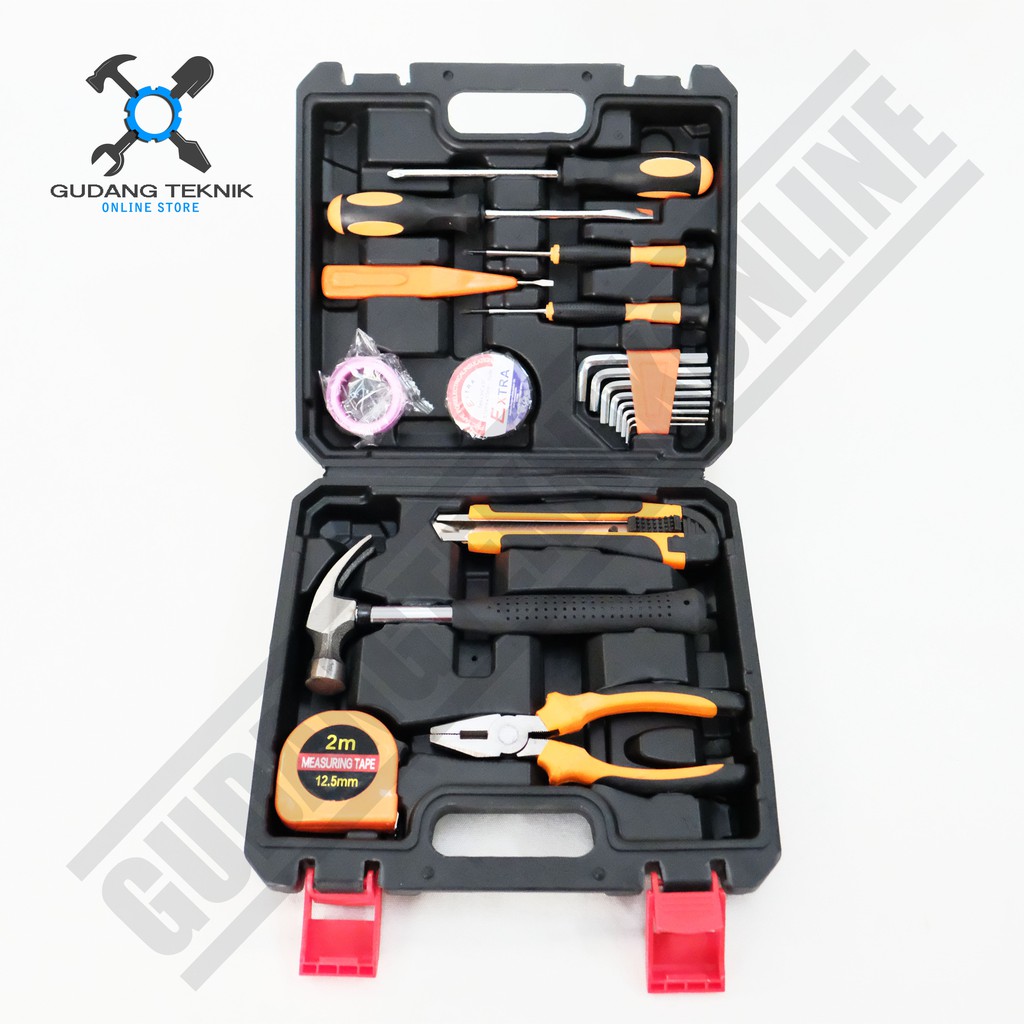 Tool Kit Set HTB 1020- Obeng Tang Palu Kunci Set DoziroTool Kit Set Doziro - Obeng Tang Palu Kunci S