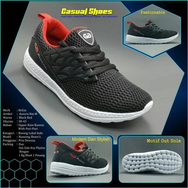 SEPATU PRIA IKIGAI AOZORA 38-43