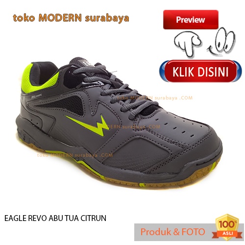 Sepatu Olahraga Pria Sepatu Badminton Kets tali EAGLE REVO