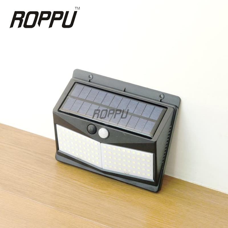 Roppu Lampu Solar Dinding Outdoor Tenaga Surya 108 LED