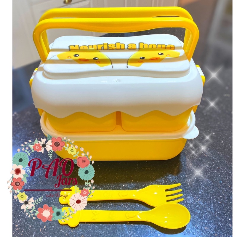 tempat makan susun / tempat makan sekat / tempat makan 2 sekat