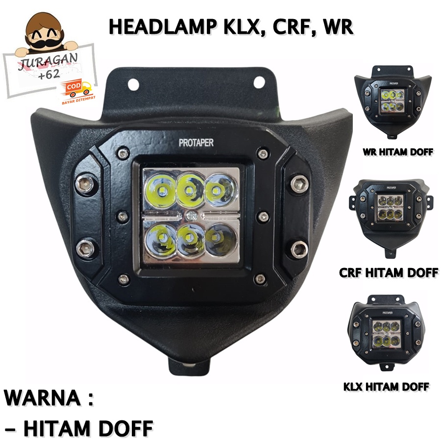 LAMPU HEAD LAMP LED KLX CRF WR