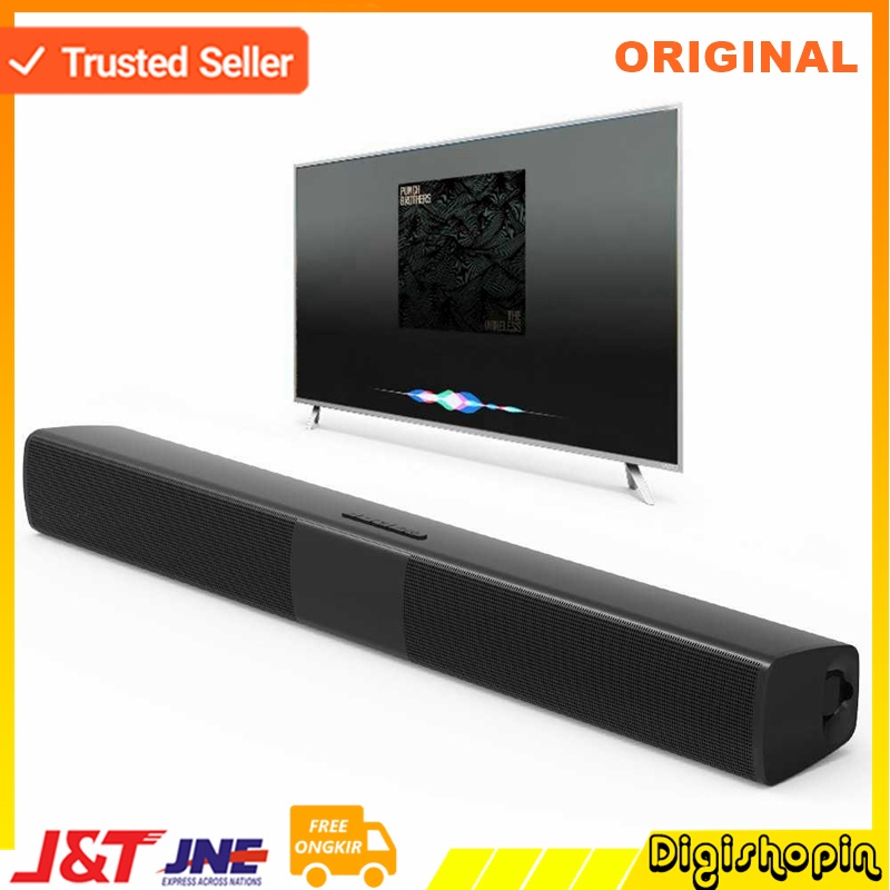 [Promo] Soundbar Bluetooth 4.2 Subwoofer Speaker Home Theater Supper Bass 20W Panjang 55 cm 21.6 Inc