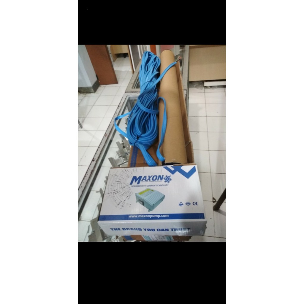 Pompa Sible Maxon 1/2 Pk casing 3 inch + kabel 40 mtr