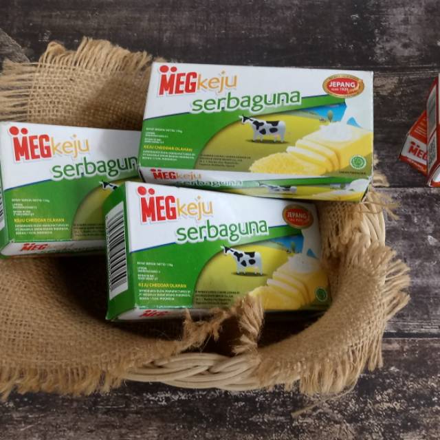 

Meg Cheddar Hijau Serbaguna 170gram.