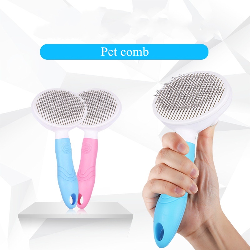 ★Otomatis★ Sisir Grooming Kucing Anjing/Sisir Bulu Anjing/Pet Hair Brush/Hewan Sheeding Brush