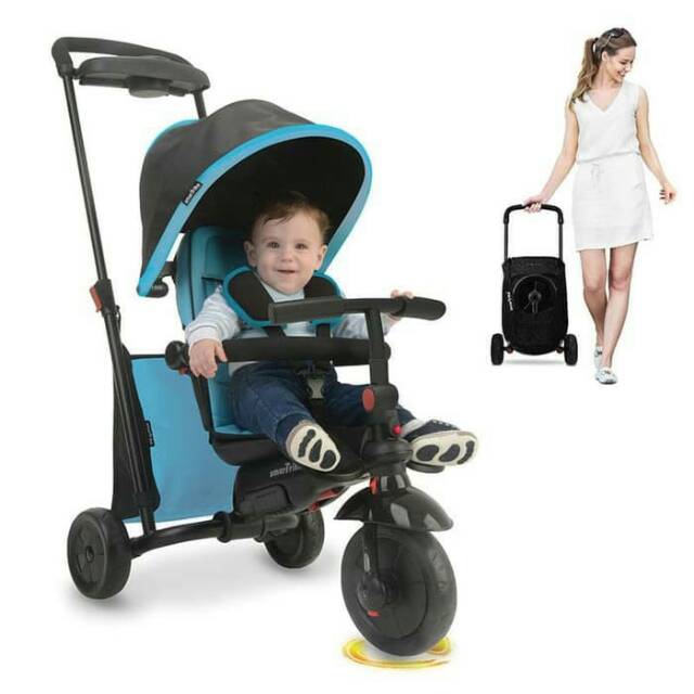Smarttrike T fold 7in1 AUDREY BABY SHOP ready warna red+grey