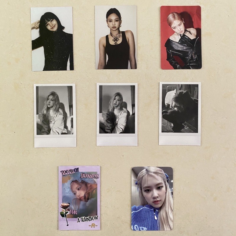 blackpink photocard pc jennie rose lisa ktown ygs samsung the album