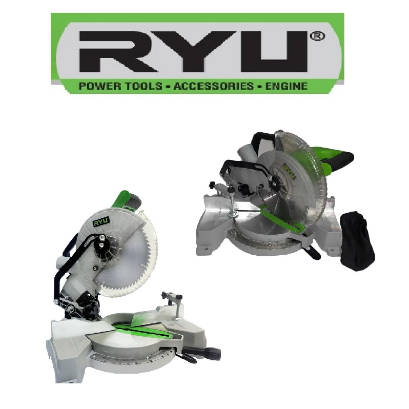 RYU Mesin Potong Alumunium Mitre Saw 10 Inch RMS 255 Potong Almunium 10&quot; 10 inch Mitter Saw Mittersaw MURAH ORIGINAL BERGARANSI