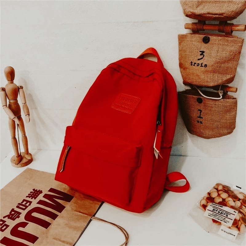 Tas Ransel Wanita - Tas Sekolah Remaja Dewasa Model Terbaru Fashion Korea Kekinian Bagus Murah Besar Kuliah Traveling Jalan Stylish Backpack Punggung Bahu Sandang Kualitas Import Lokal Original Unisex Perempuan Cewek