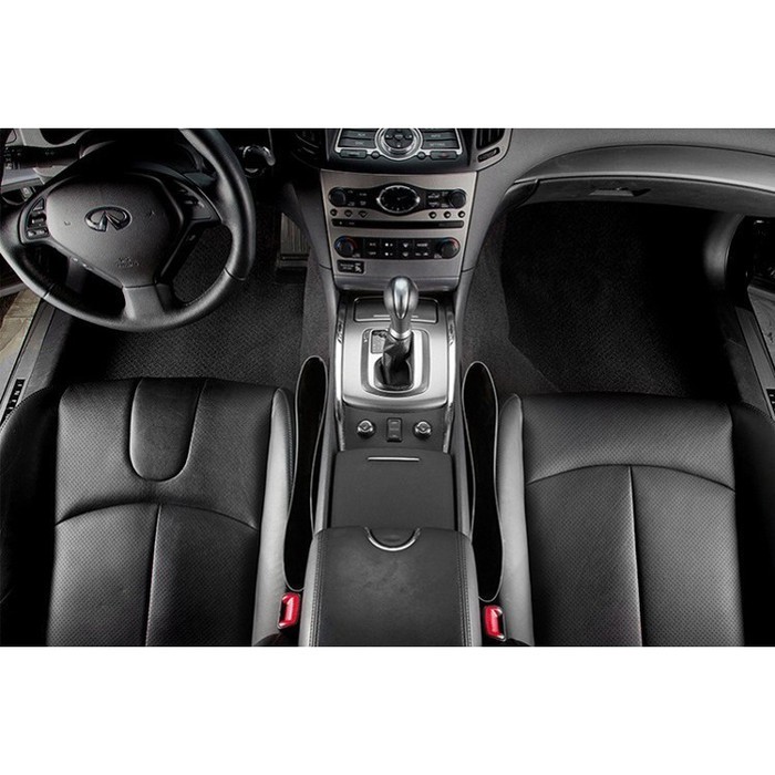 Auto Organizers Seat Holder Gap Pocket 2 Pcs - Black