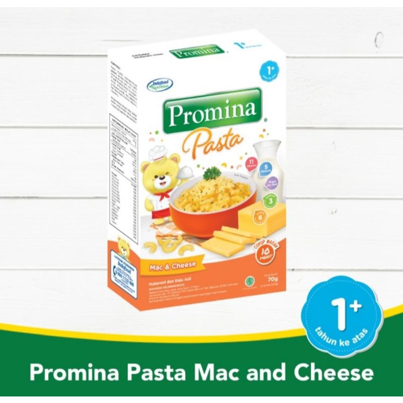 Promina Pasta Mac and Cheese Box 70gr/Makaroni Keju Bayi/Makanan Bayi 1th+/Pasta Anak