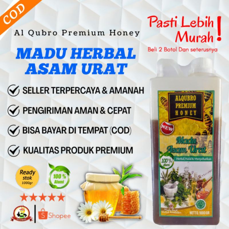 

Madu Al Qubro AlQubro Madu Herbal Asam Urat 1000gr