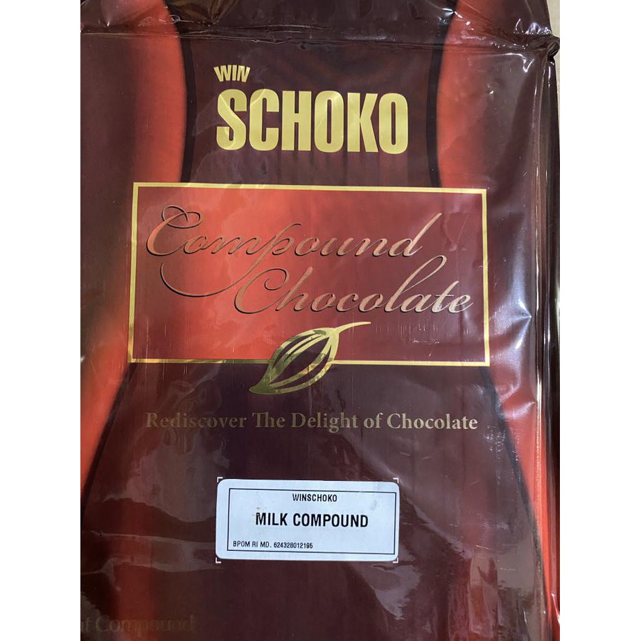 

Schoko Milk Compound chocolate 1 kg / coklat masak