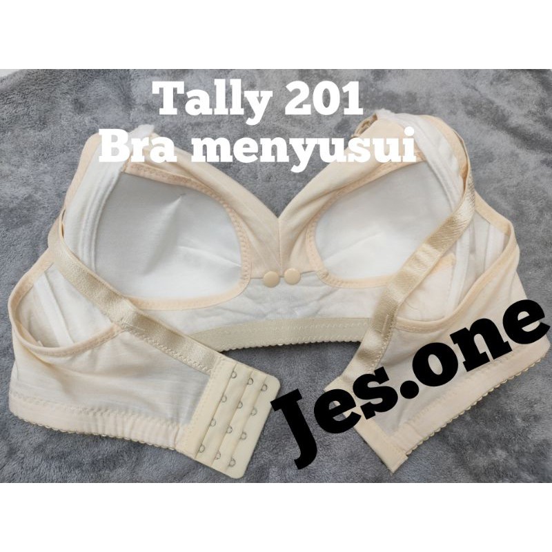 TALLY 201 BH MENYUSUI BUKAAN KACING DEPAN BUSA TIPIS TANPA KAWAT SALUR-1
