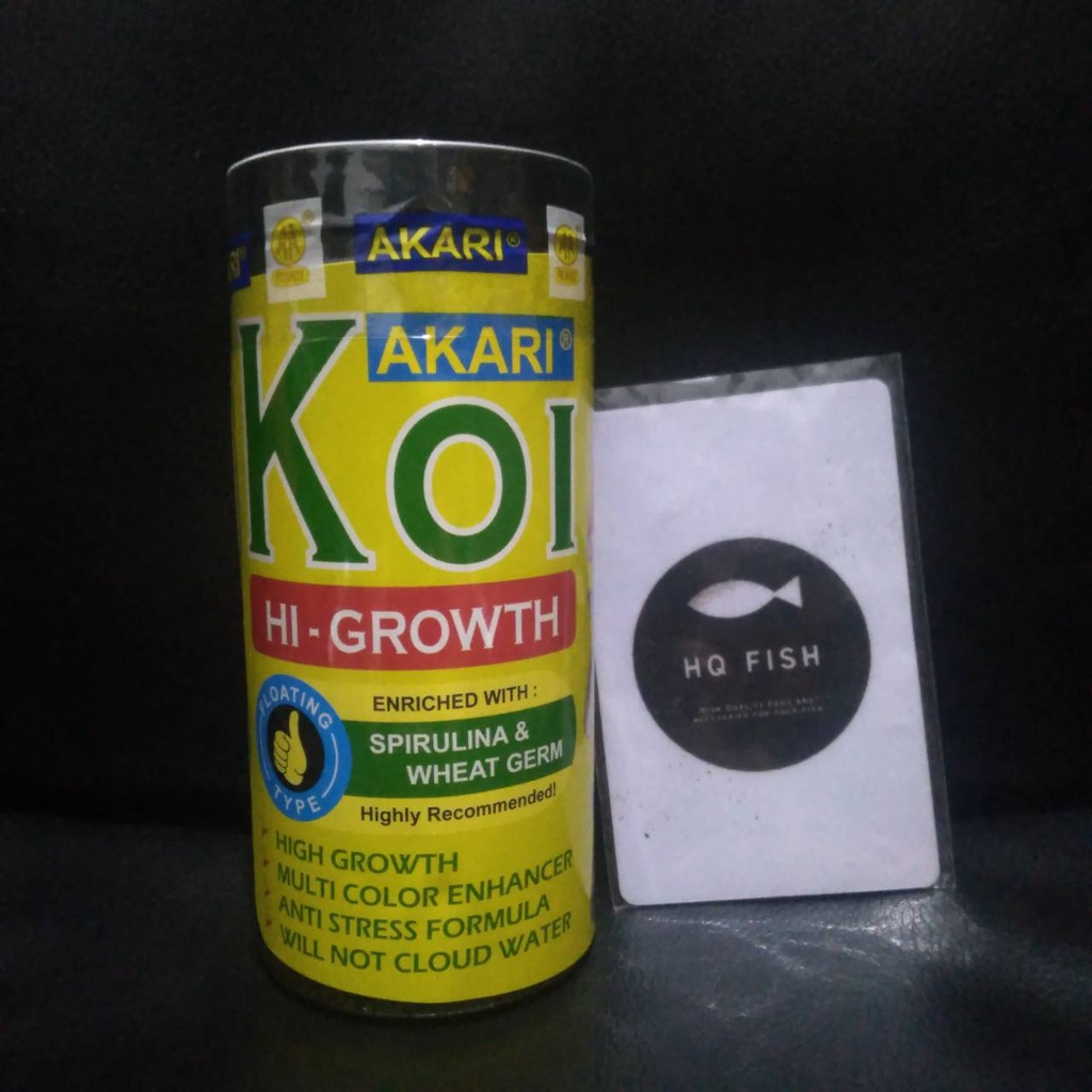 AKARI KOI HI GROWTH 100 GR 1MM PAKAN IKAN KOI PELET IKAN