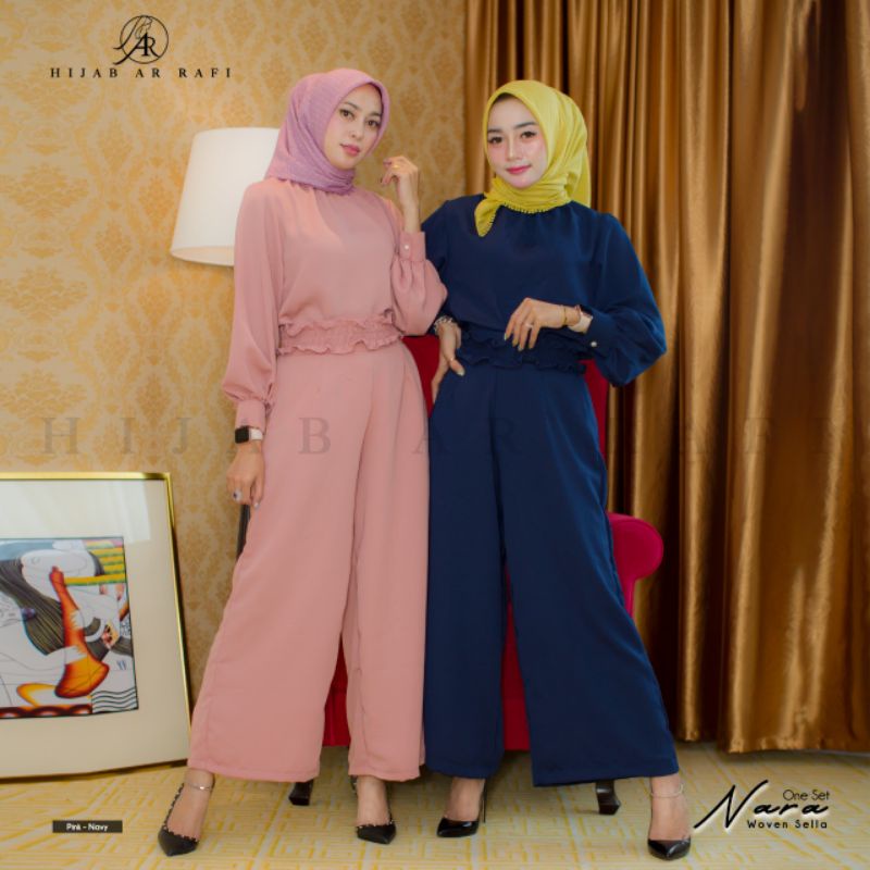 Terbaru √ ONE SET NARA AR RAFI | BAJU SET AR RAFI (Anniha Collection)