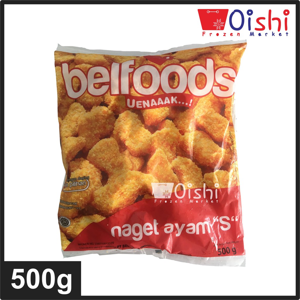 

Belfoods Naget Ayam Bentuk S 500g
