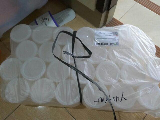 [25pcs] Toples Plastik 500ml (fox) @3.900