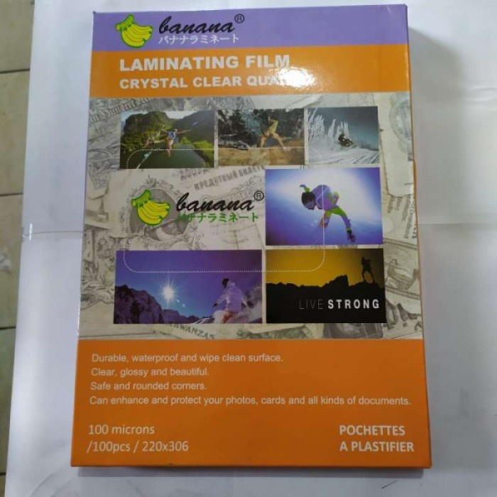 

Limited Plastik Laminating A4 F4 Banana