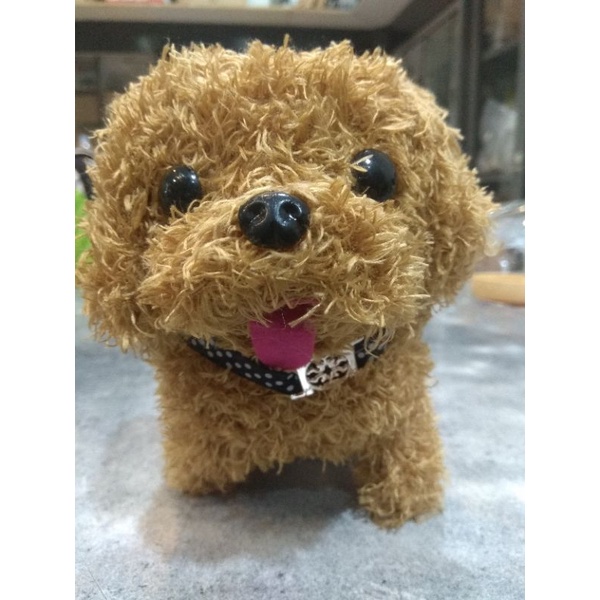 Mainan anak boneka dogi / anjing bisa berjalan &amp; bunyi guguk
