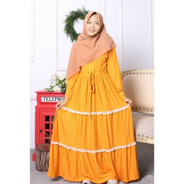 GAMIS CANDA SUSUN VARIASI RENDA