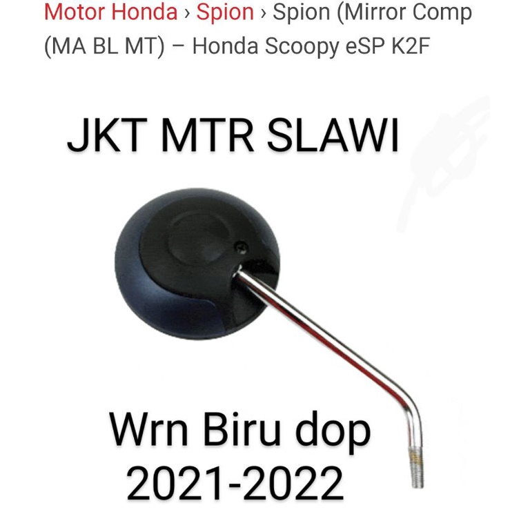 spion coopy prestige scoopy K2F biru dop 2021-2022 dealer resmi ori honda ahm asli honda