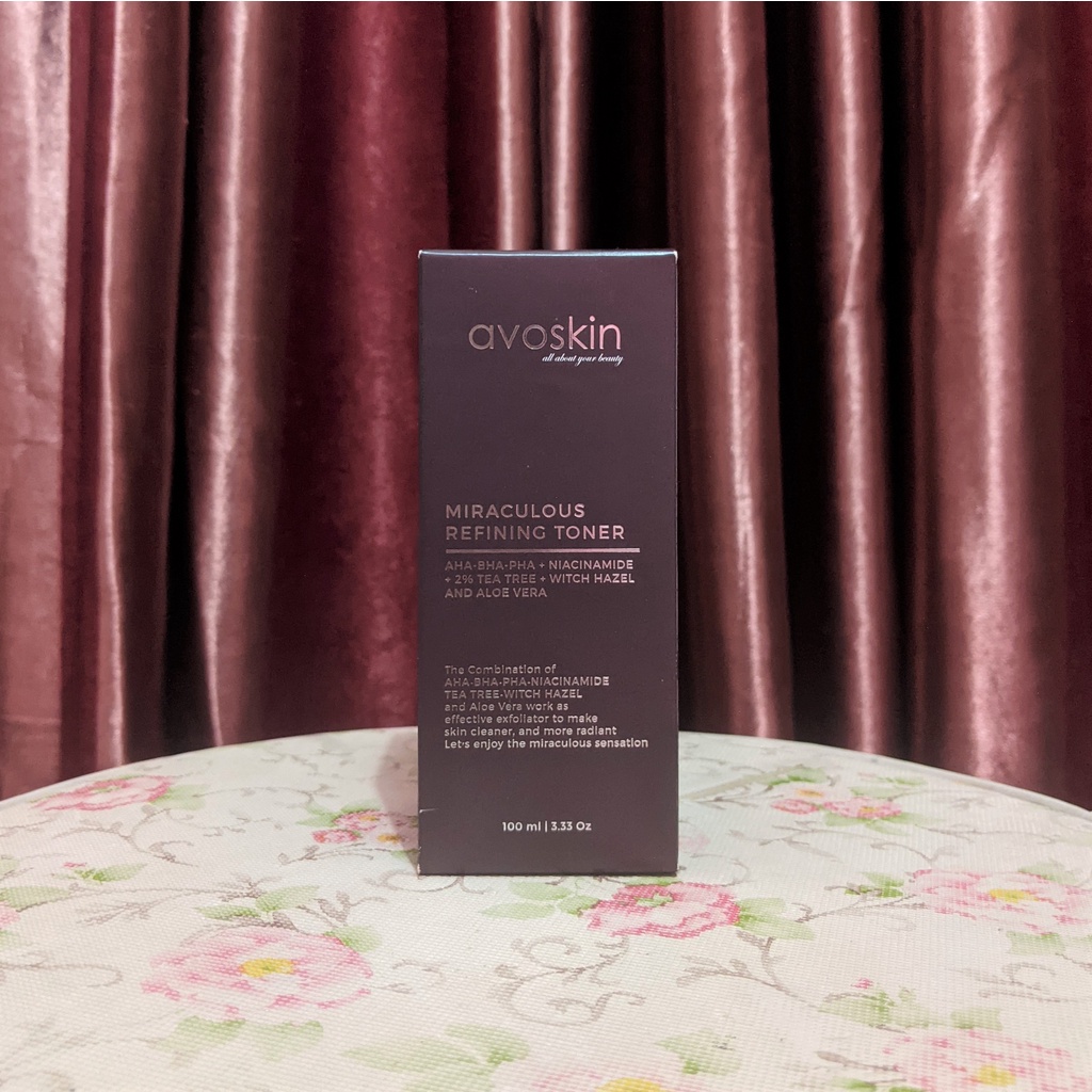 NEW Avoskin Miraculous Refining Toner 100ml 100 mL Avo MRT Exfoliator