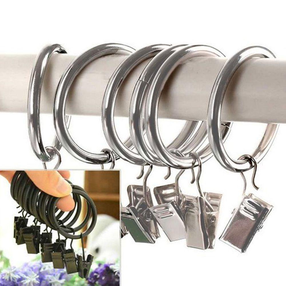 Needway Pengait Gorden Serbaguna High Quality 10pcs/Packing Aksesoris Gorden Jendela Curtain Pothook Roman Hook Tirai Klip