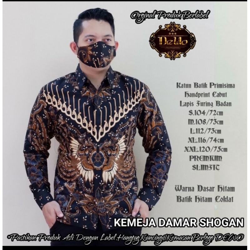 Kemeja Batik Damar Shogan by DeWo