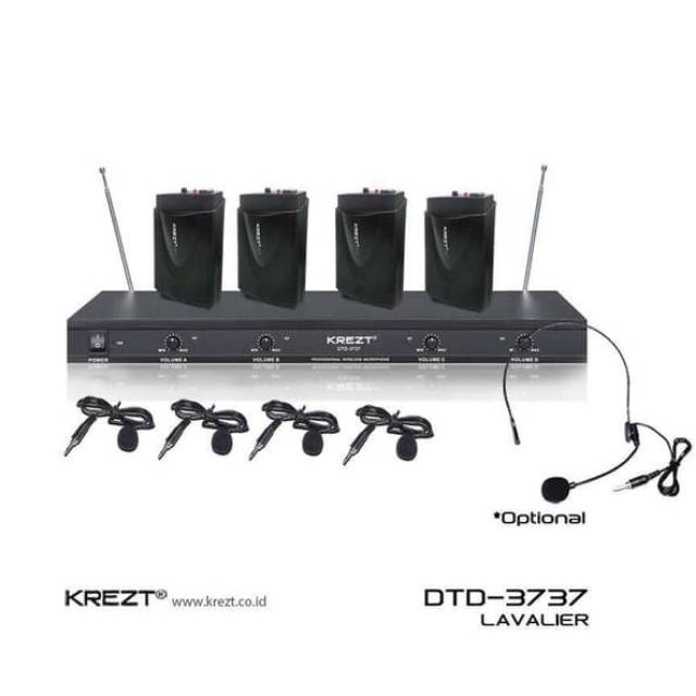 Jual Mic Wireless Krezt Dtd Clip On Jepit Dtd Shopee Indonesia