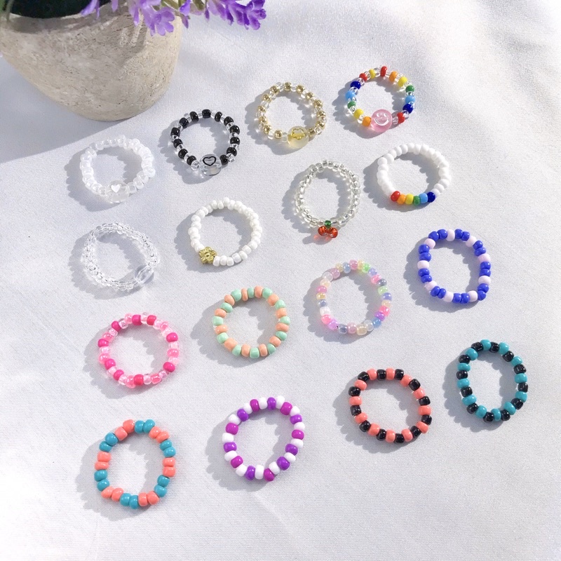 [BATCH 2] Cincin Manik Manik / Beads Ring 100% AESTHETIC RING