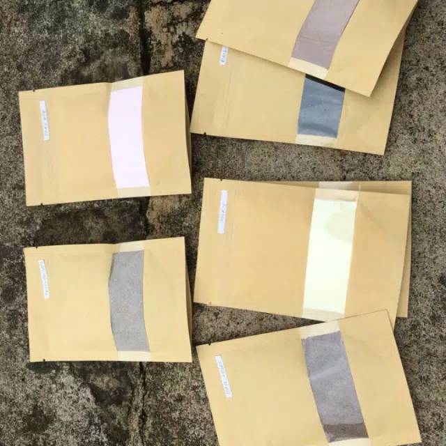 CUSTOM MASKER POUCH KERTAS TRANSPARAN 50G