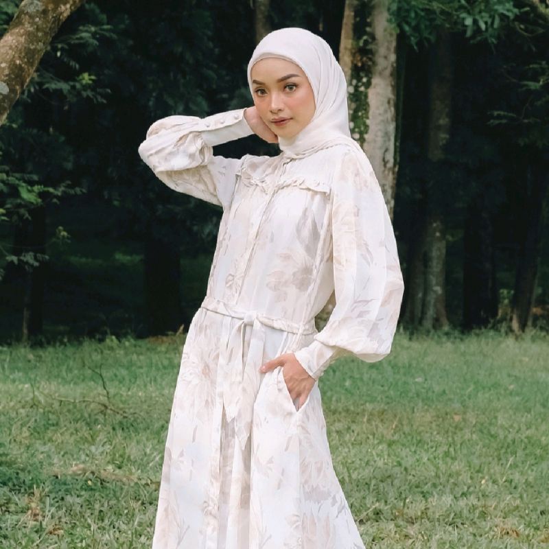 GIYOMI ID Dahlia Dress Broken White size xl