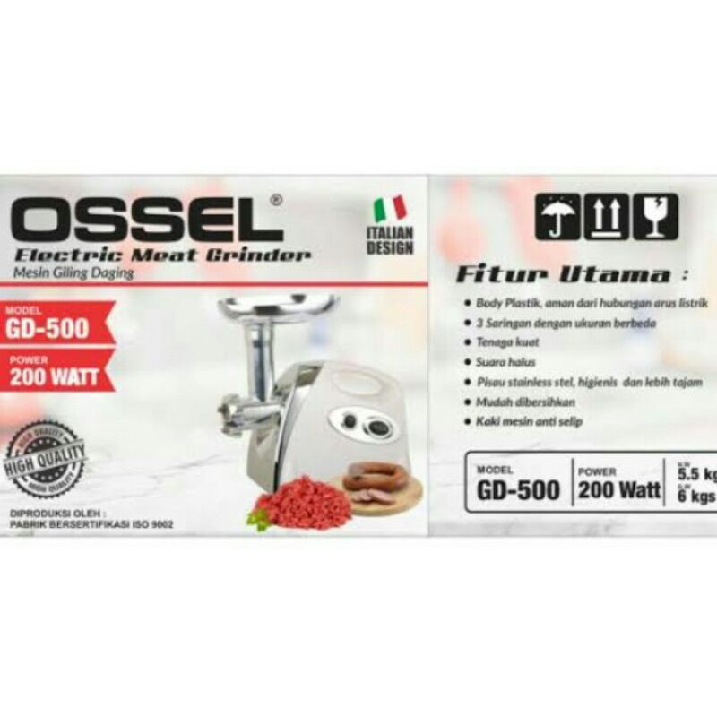 Gilingan Daging Ossel GD-500