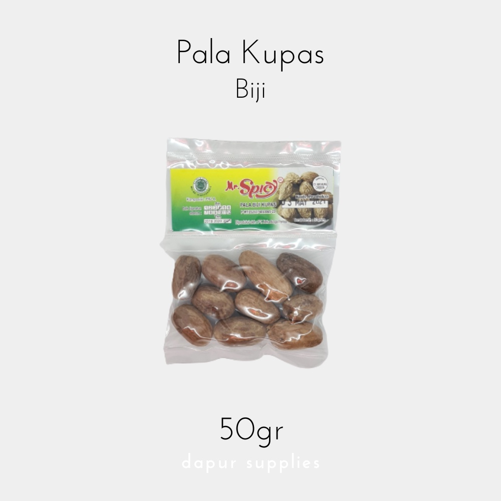 Biji Pala Kupas / Nutmeg Seeds – Mr Spicy 50g