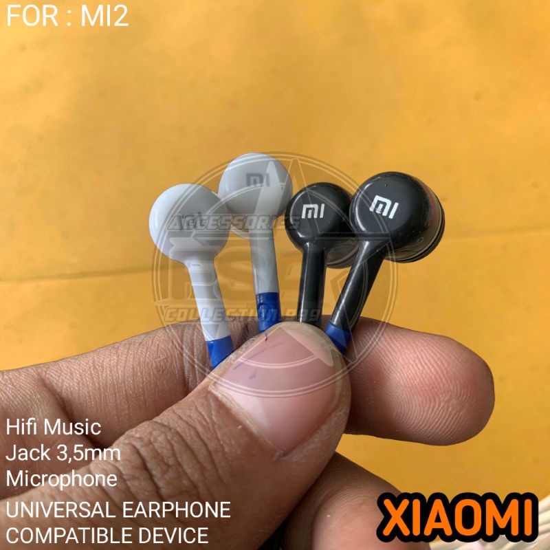 Headset XiaoMi Model Mi 2 HI FI MUSIC Support Mic High Quality