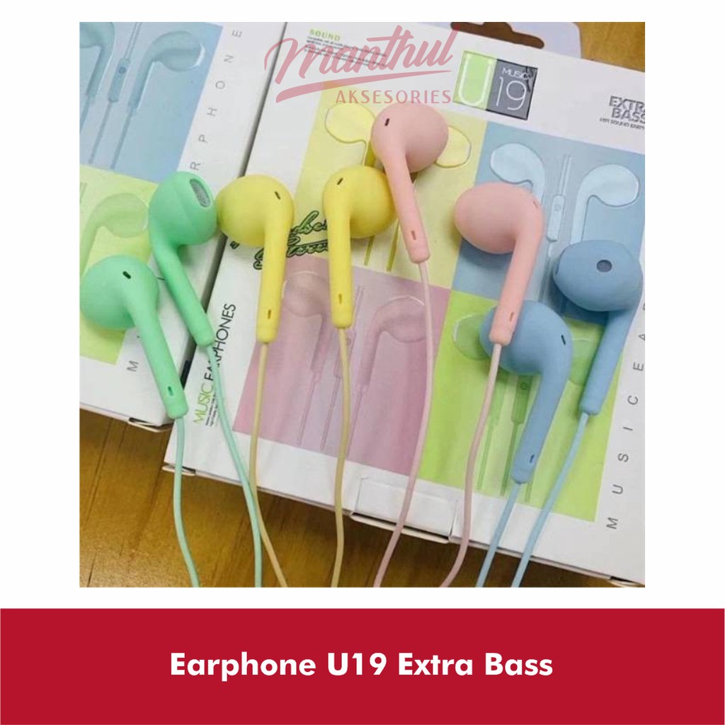 Earphone U19 Extra Bass