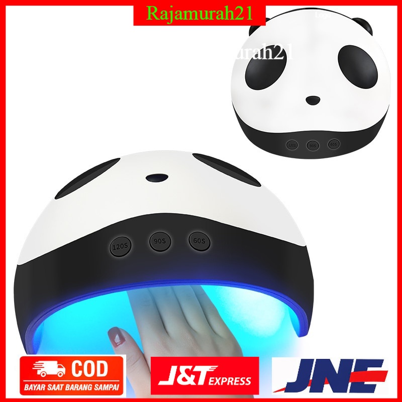 Ladymisty Pengering Kutek Kuku UV LED Panda Design 36W - X1 - Black